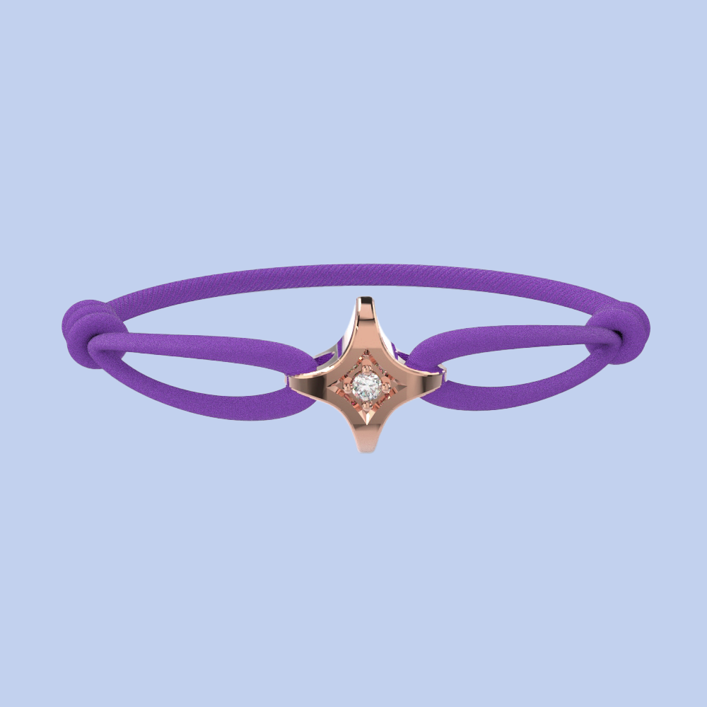 Star diamond bracelet
