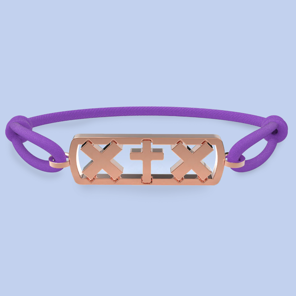 Amsterdam cross bracelet