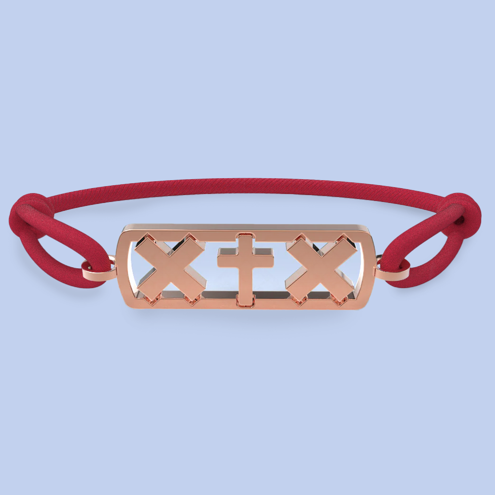 Amsterdam cross bracelet