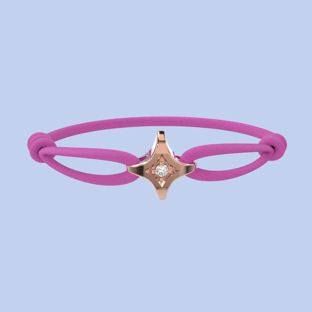 Star diamond bracelet