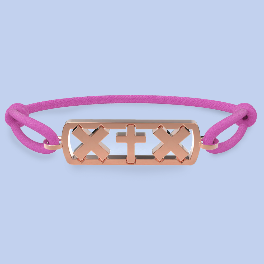 Amsterdam cross bracelet