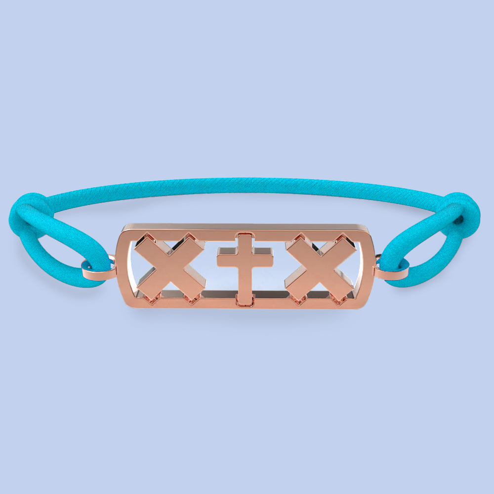 Amsterdam cross bracelet