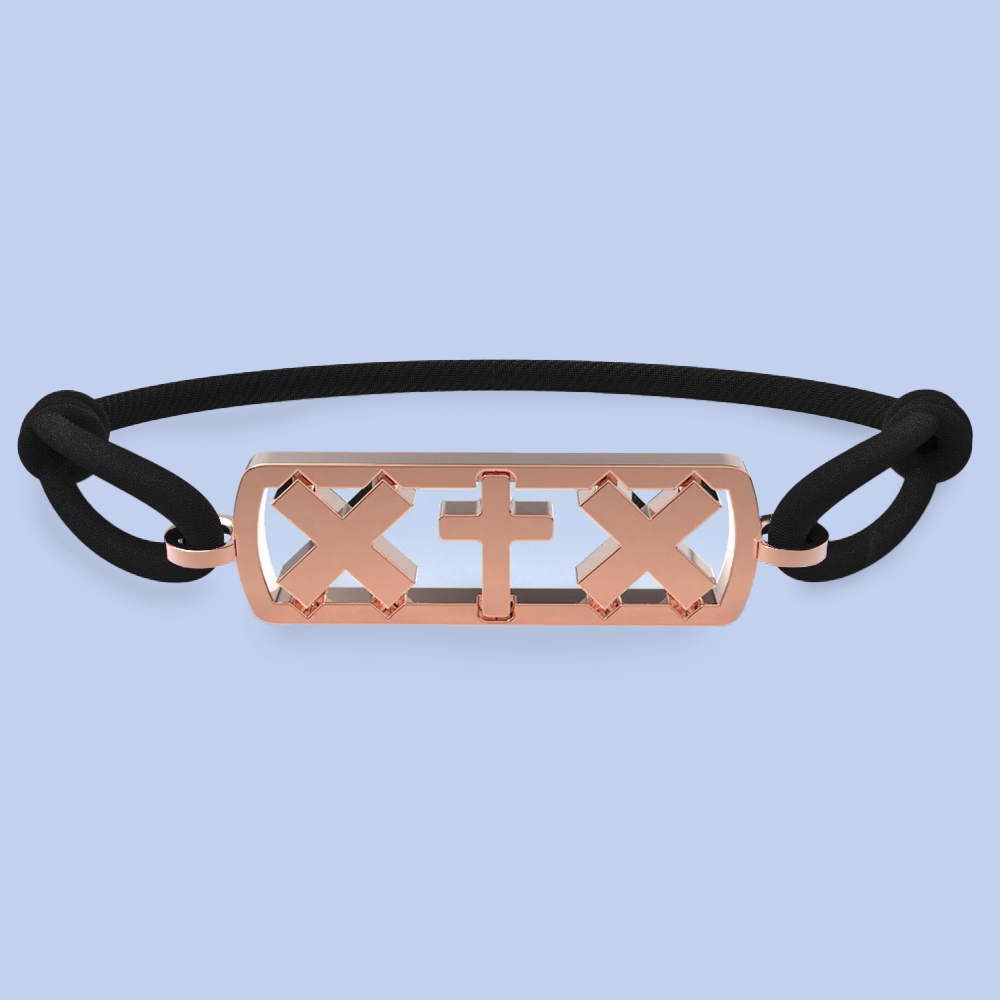 Amsterdam cross bracelet