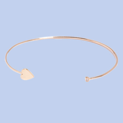 Hart armband met diamant