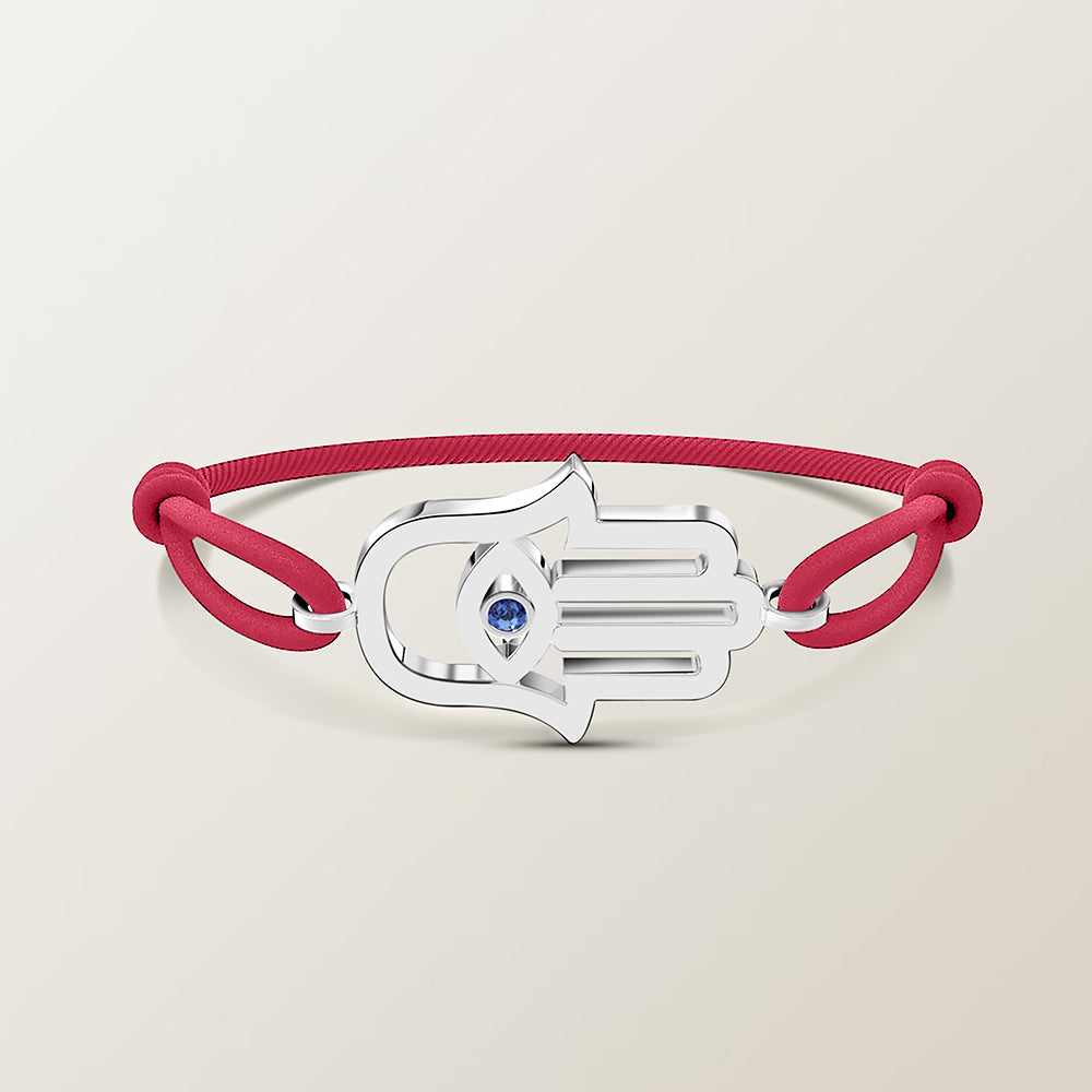 Hamsa saffier armband
