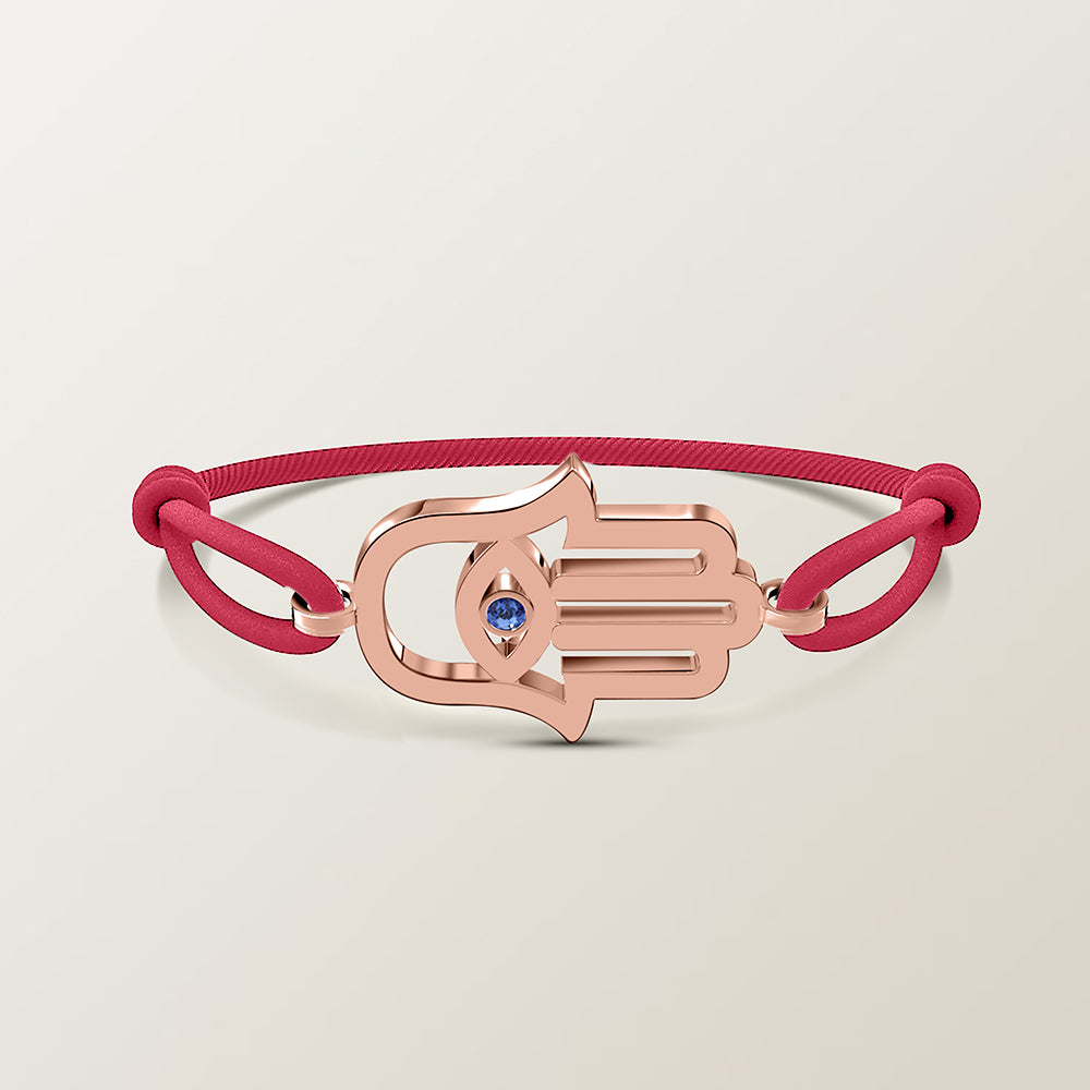 Hamsa saffier armband
