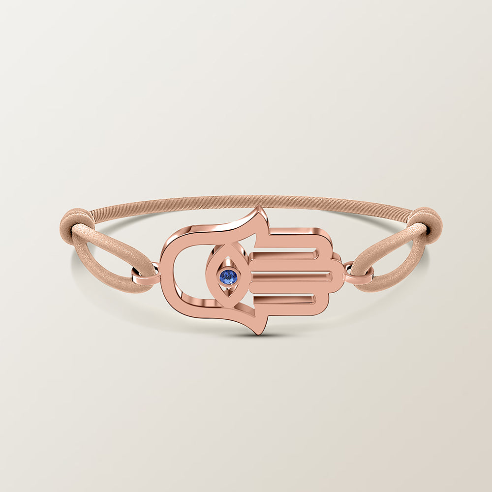 Hamsa saffier armband