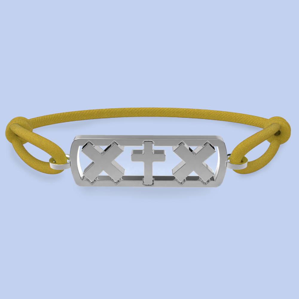 Amsterdam cross bracelet