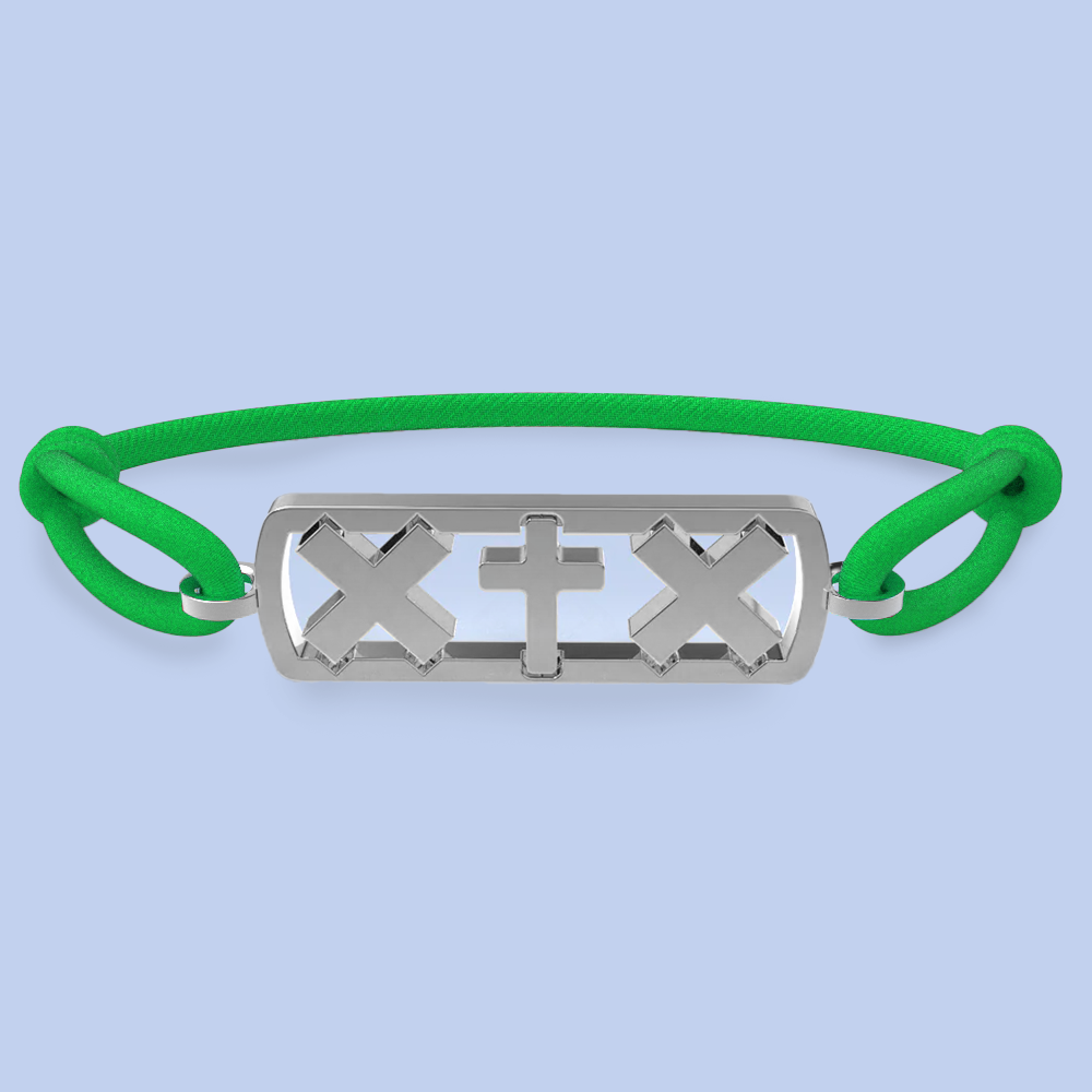 Amsterdam cross bracelet