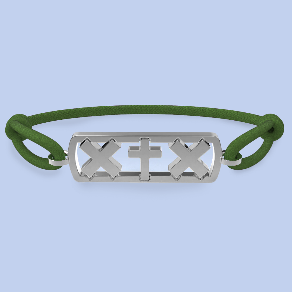 Amsterdam cross bracelet