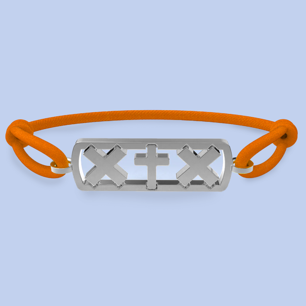 Amsterdam cross bracelet