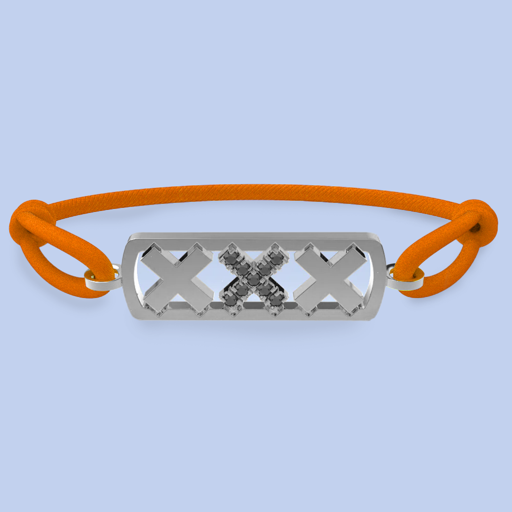 Amsterdam black diamond bracelet