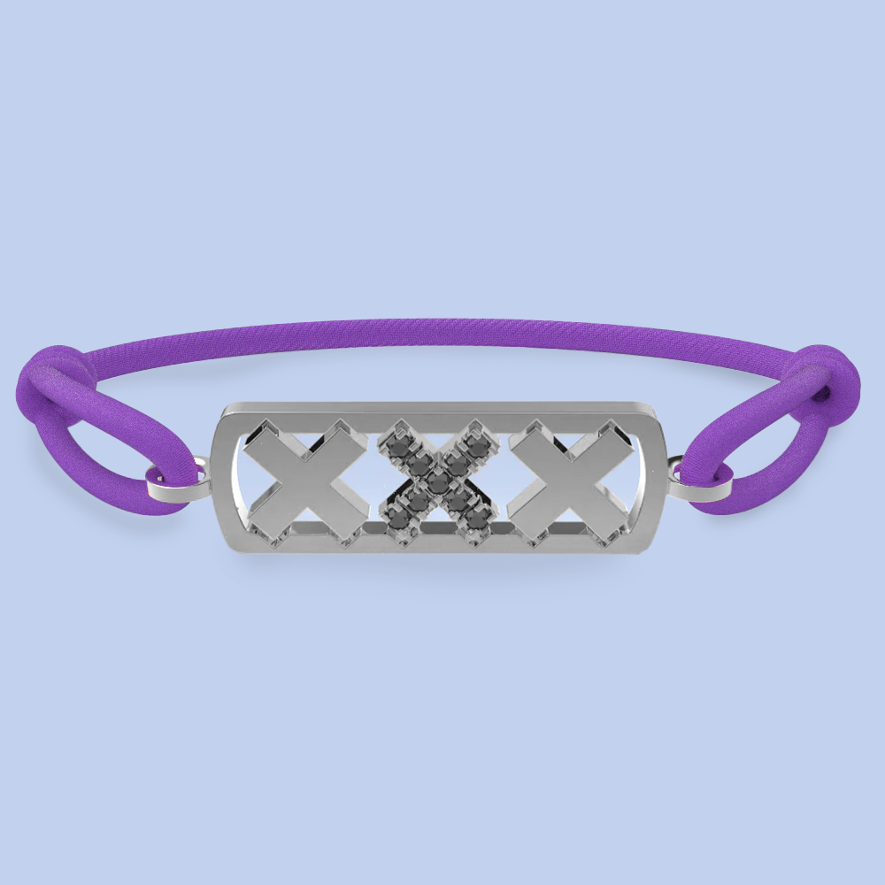 Amsterdam black diamond bracelet