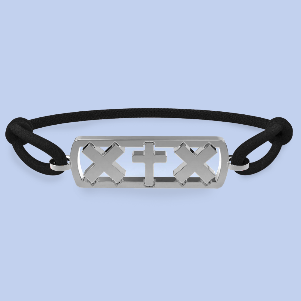Amsterdam cross bracelet