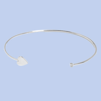 Hart armband met diamant