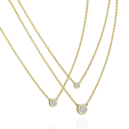 ketting diamant klein