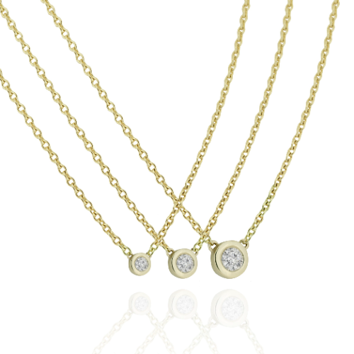 ketting diamant klein
