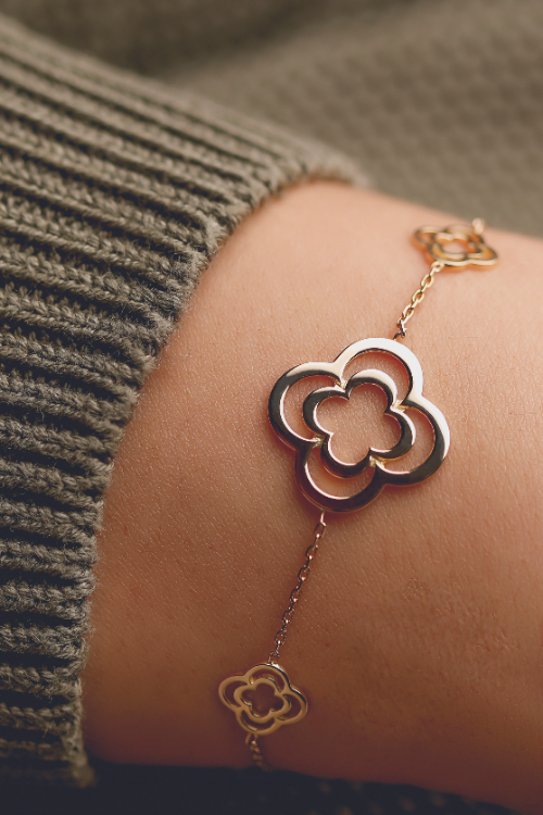 Bloemen armband