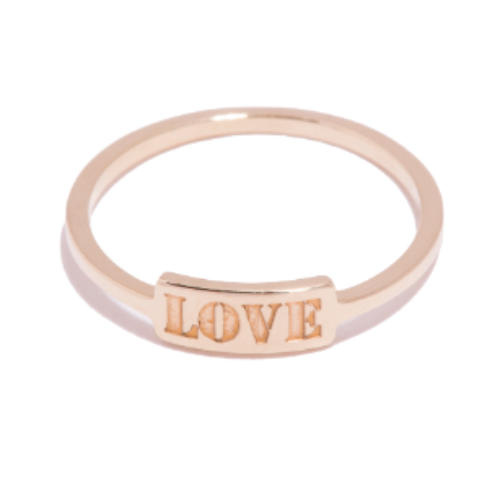Love ring gegraveerd