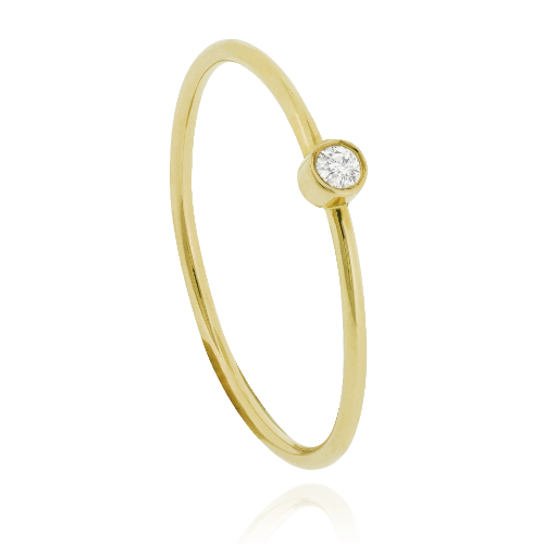Solitair Ring met Diamant