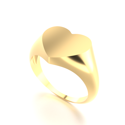 Love signet ring