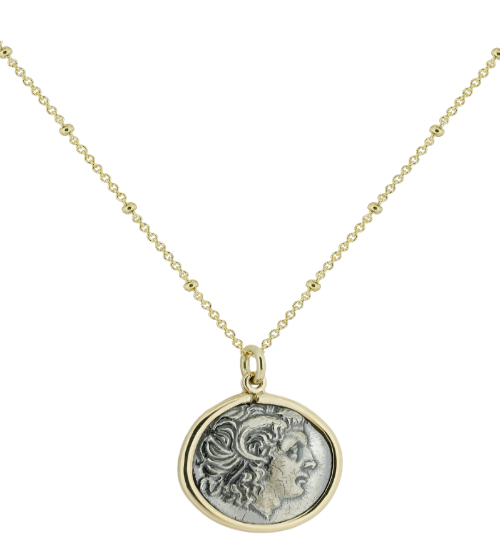 Roman coin necklace